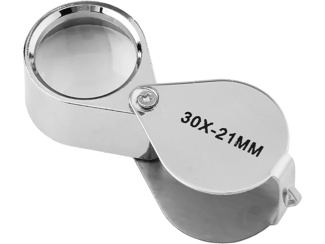 Lupa Portátil 60x Mini Microscopio Uv De Bolsillo Detector De Billetes Para Joyeros Con
