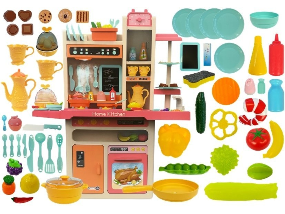 Cubiertos de cocina para niños B.active Pink Vegetables
