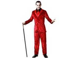 Disfraz de Vampiro Disfraz Rojo con Corbata Hombre Adulto XS ATOSA