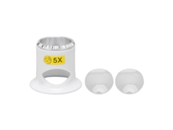 Lupa De Joyero Con Lentes Ópticas De 3x, 5x Y 10x Para La Reparación De Relojes, Monedas, Sellos Y Plantas.