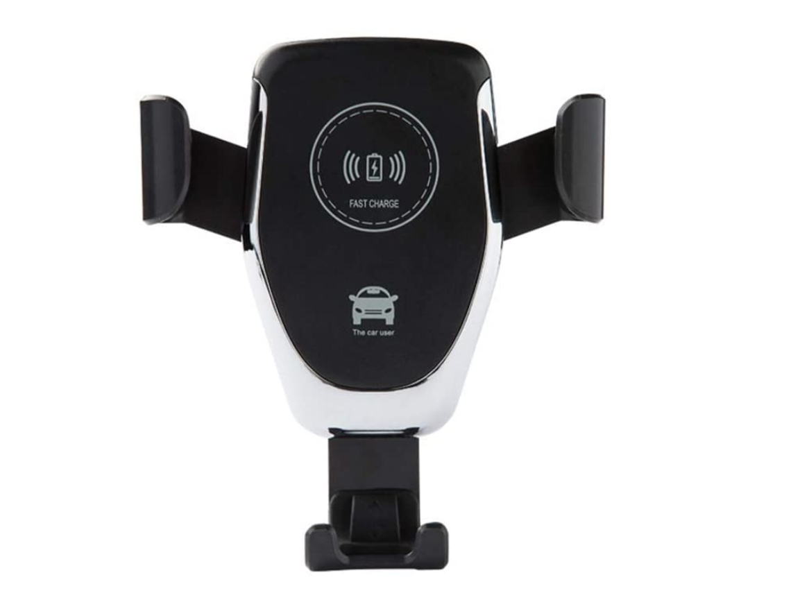 Cargador Carro Sem Fast Qi Ventilação Sensor YIZHOOD Negro