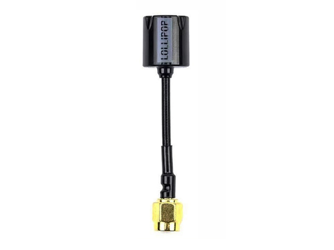 Antena Fpv Lollipop 5 Mini Negra 5.8ghz 2.5dbi Conectores Mmcx Sma Rp-sma Polarización Vertical Transmisión Video Drones Rc