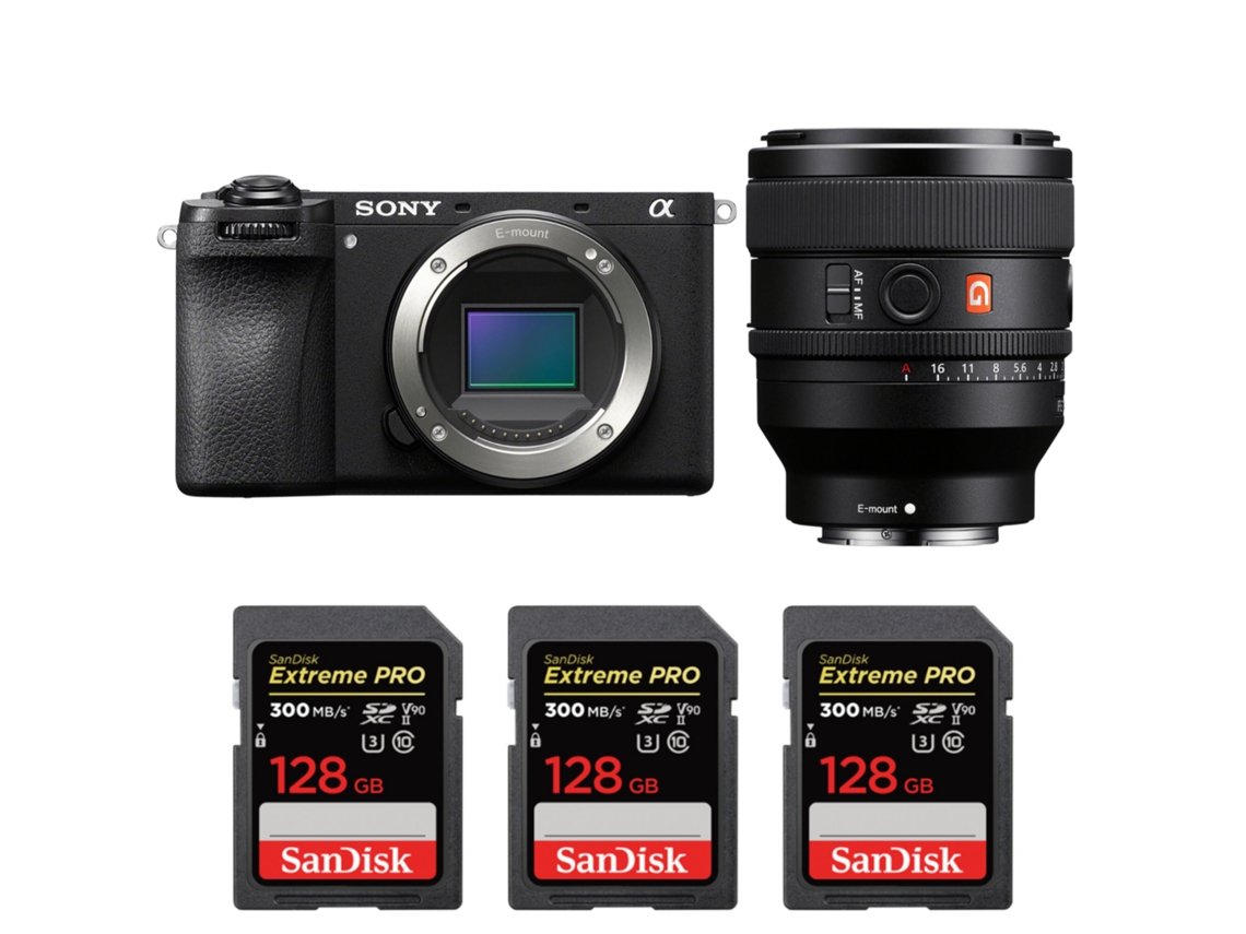 Sony A6700 + Fe 50mm F/1.4 Gm + 3 Sandisk 128gb Uhs-ii 300mb/s + Ebook “20 Consejos Para Fotos Que Impactan”