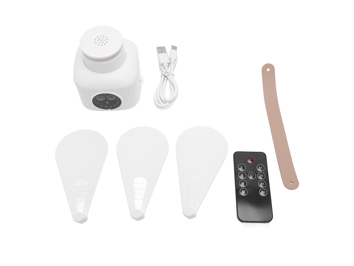 2026 Ventilador De Techo Con Luz Multifuncional Recargable Control Remoto Para Camping Y Exterior Niños Blanco