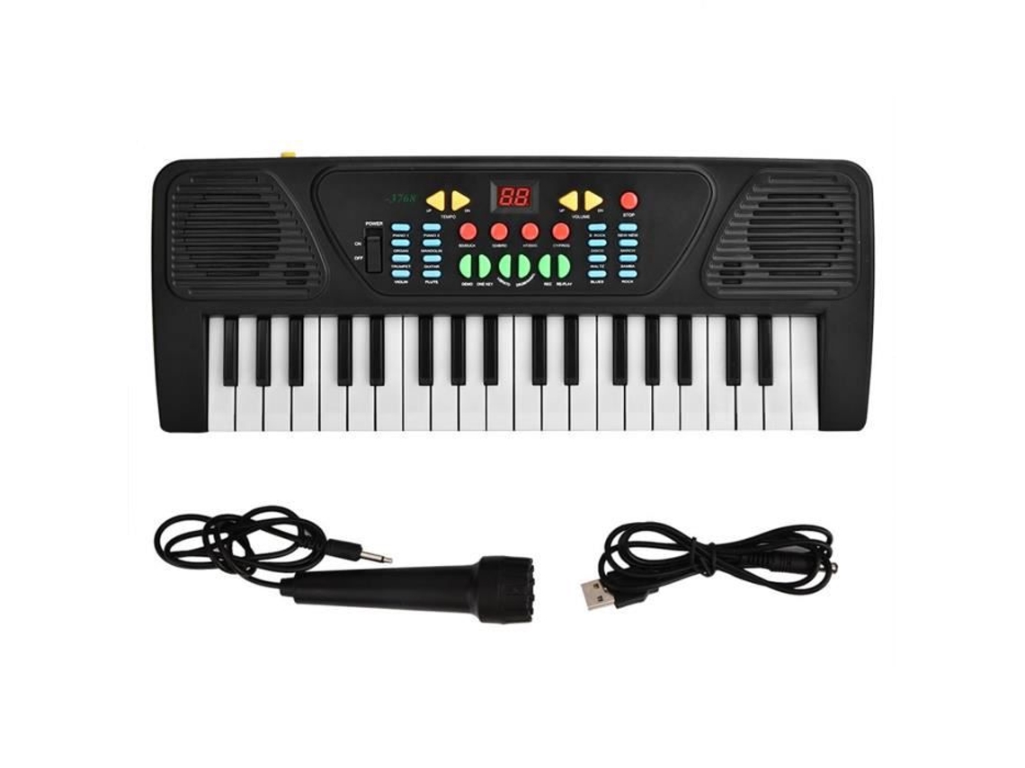 Teclado exquisito ambiental Piano eléctrico Coordinación de motor de piano eléctrico Coordinación mano-ojo para niños