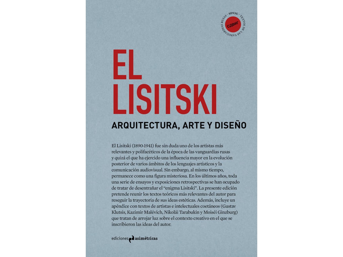 Libro Arquitectura, Arte Y Diseño de El Lisitski (Español)