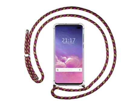 Carcasa Samsung Galaxy S10 Plus TUMUNDOSMARTPHONE Colgante Rosa