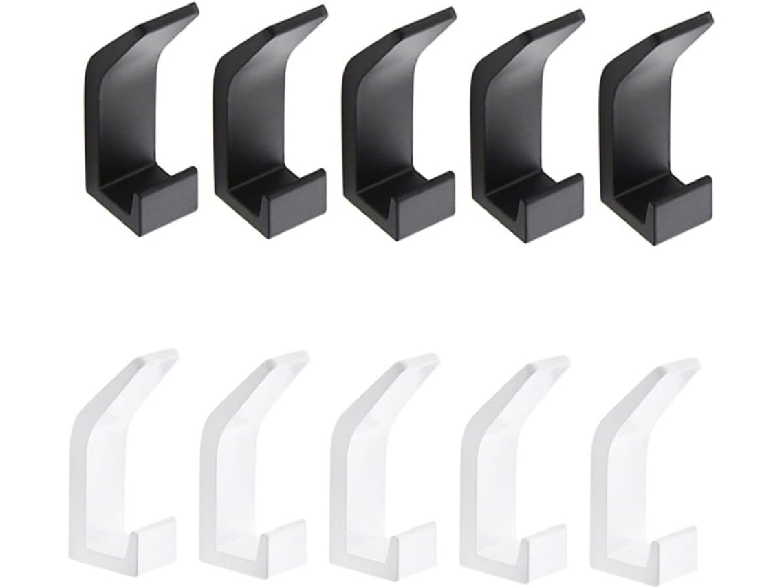 Juego De 5 Ganchos Pared Aluminio Para Abrigos Y Toallas, Dis. Mod, Fácil Instalar Baño, Dormitorio Cocina,