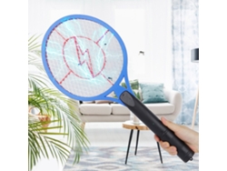 Matamoscas eléctrico de alta calidad, a batería, con potente rejilla eléctrica para control de plagas en interiores y exteriores.