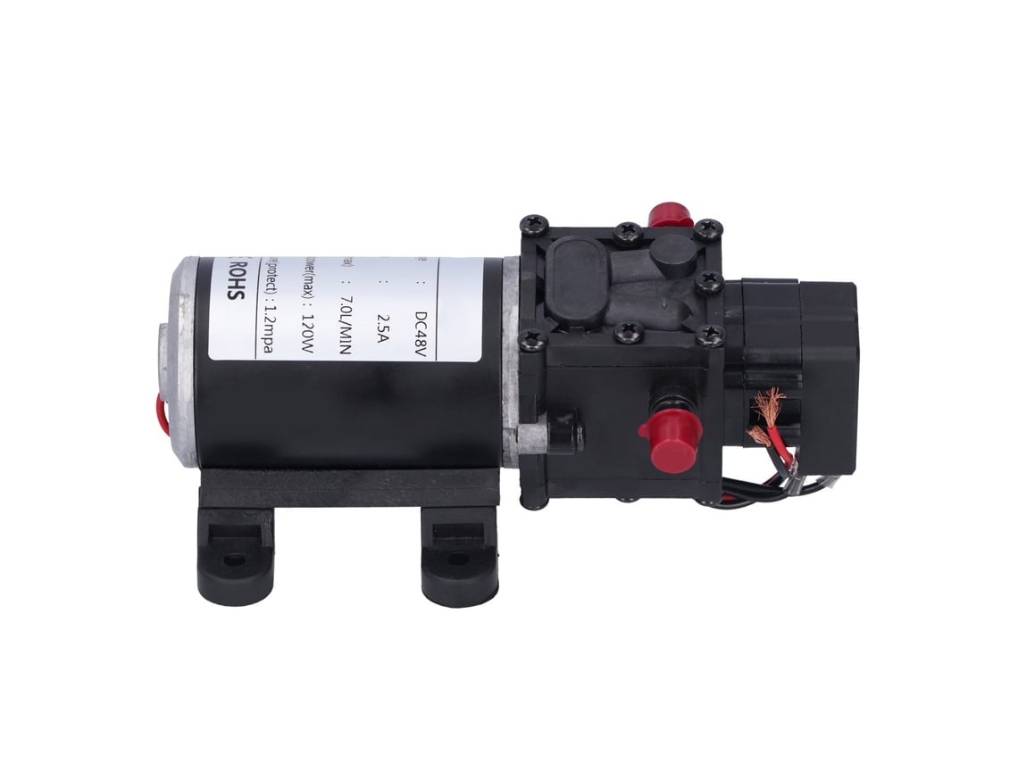 Bomba De Diafragma Inteligente De Alta Presión Dc48v 120w 7.0l/min Para Jardinería Y Bombeo De Agua.