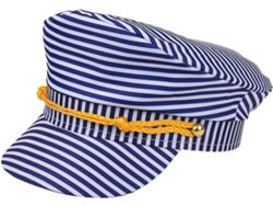 Gorra ajustable a rayas de SFUSHOS para deportes al aire libre y uso informal.