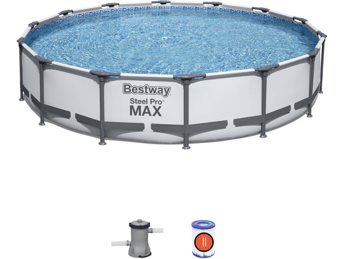 Piscina Tubular BESTWAY 56595 (con Cartucho - 10220 L - 427x84cm)