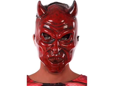 Máscara DISFRAZZES Demonio E Cuernos Rojos