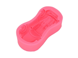 Molde De Silicona Para Coches De Carreras, Pasteles, Fondant, Galletas, Jabones Y Manualidades.