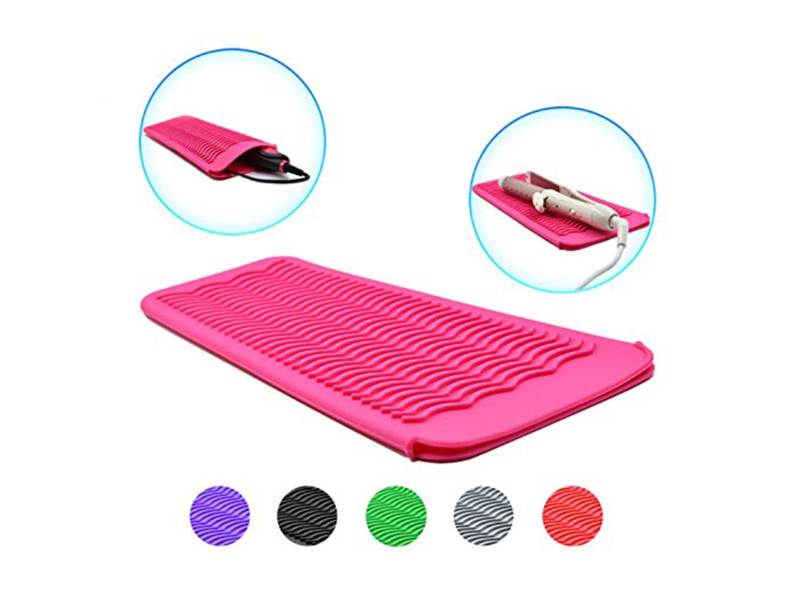 Bolsa De Silicona Resistente Al Calor Para Plancha De Pelo - Ideal Para Viajes