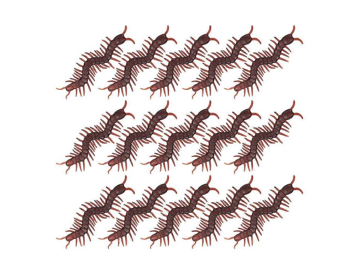 15 ciempiés falsos, juguetes de simulación de insectos, juguetes de Halloween, accesorios divertidos Ly Ebike