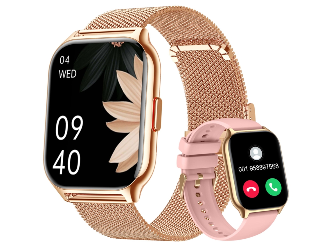Reloj Inteligente Con Monitor De Frecuencia Cardíaca, Presión Arterial Y Oxígeno En Sangre.