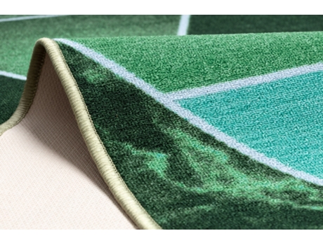 Alfombra de Pasillo Antideslizante DYWANY LUSZCZOW (57 x 900 cm - Polipropileno - Verde)