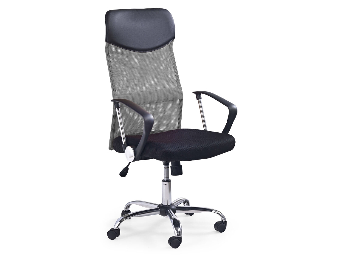 Silla de Oficina con Cabecero TOP E SHOP KRZESŁO NEMO SZARE Negro Gris