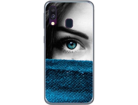 Carcasa Samsung Galaxy A40 TUMUNDOSMARTPHONE Ojo Multicolor