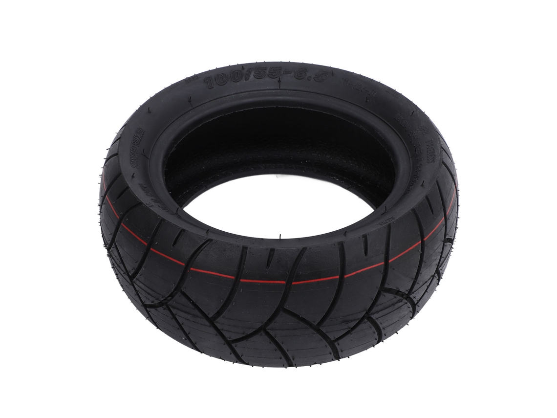 Vlrla-neumático Vacío Para Patinete Eléctrico 100/55‑6.5 Goma Gruesa Antideslizante Antiexplosión Rueda De Repuesto