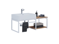 Mueble de Baño para Lavabo de 2 Piezas, 100 Vcm