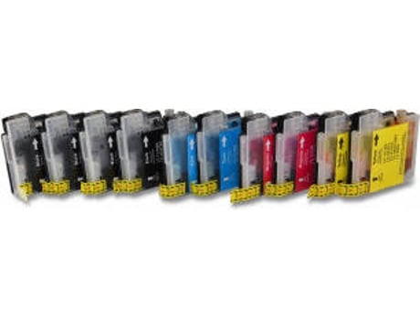 Pack 10 Cartuchos para Brother LC980 / LC985 / LC1100