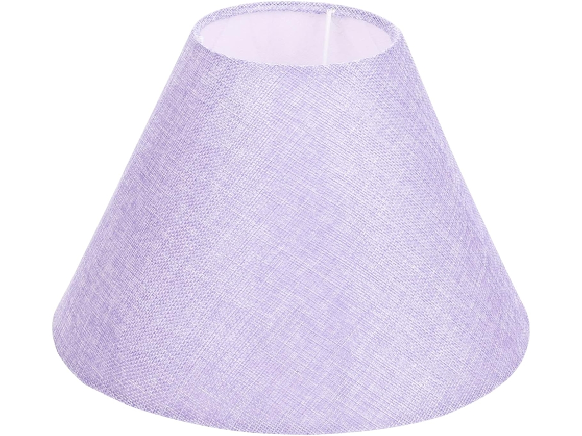 Lámpara De Escritorio Pequeña Con Portalámparas E14e27 De Lino, Tela Retro Morada Y Azul, Accesorio De Iluminación.