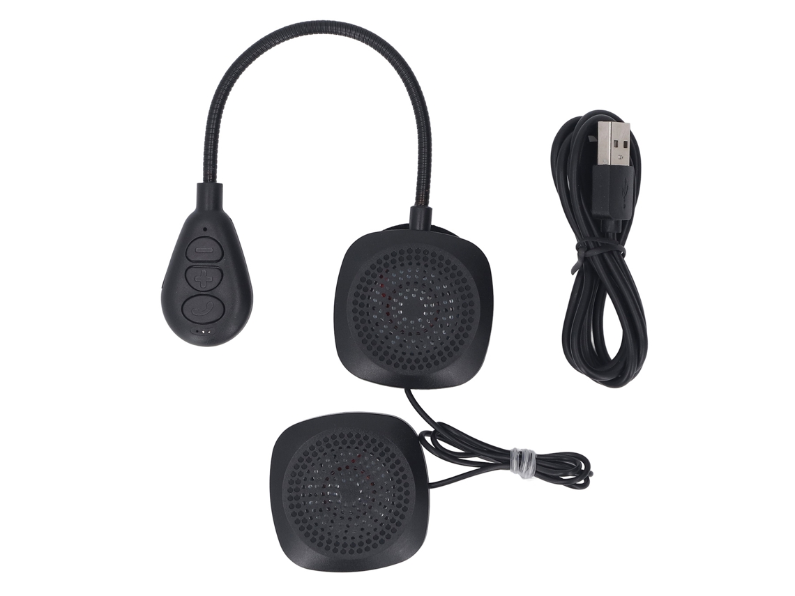 Fone De Ouvido Bluetooth Para Capacete Moto Com Cancelamento De Ruído Hifi Ipx56 Resistente À Água Microfone