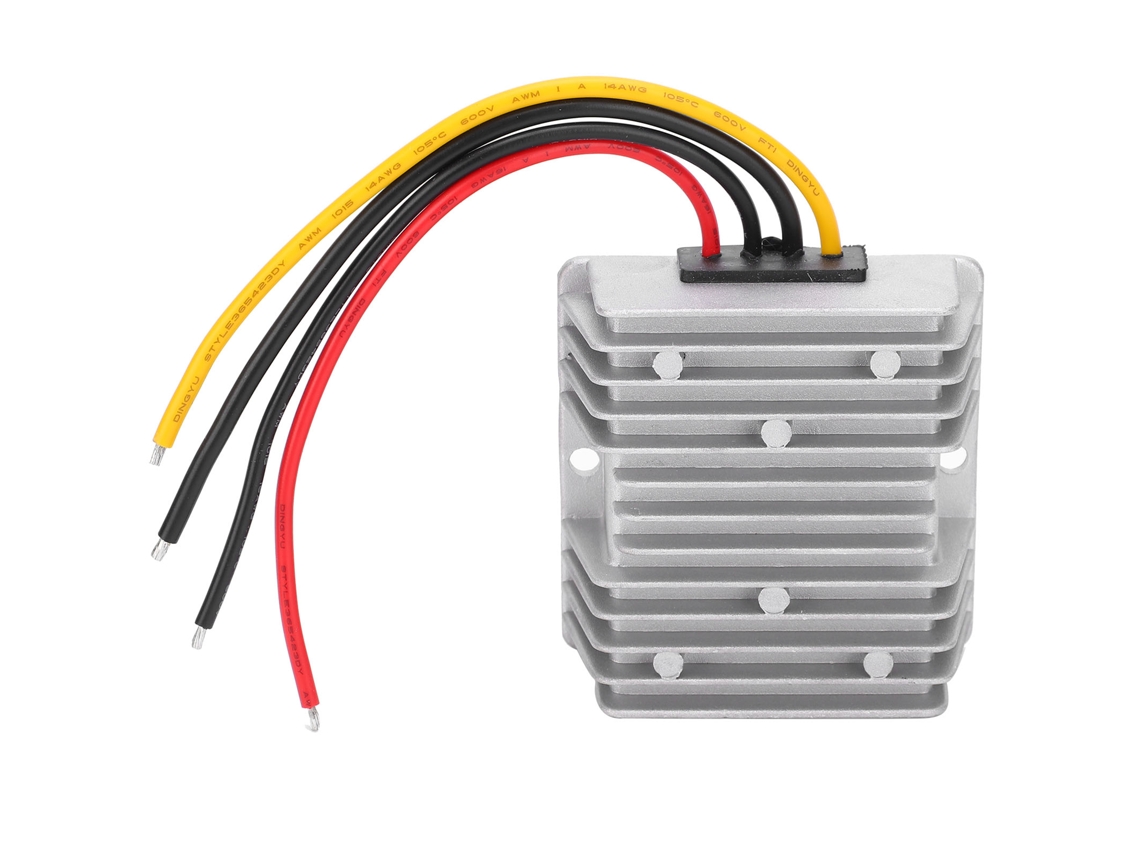 Convertidor De Potencia Dc-dc De 24 V A 13,8 V Y 15 A, Módulo Impermeable, Aluminio Y Silicona.