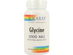 Complemento Alimentar SOLARAY Glycine (60 cápsulas vegetais de 1000mg)