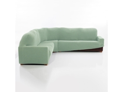 Maxifundas Fundas De Sofa Chaise Longue. Funda Sofá Rinconera Relive Color Turquesa. Funda Protectora Súper Elástica Para Sofá Rinconera.