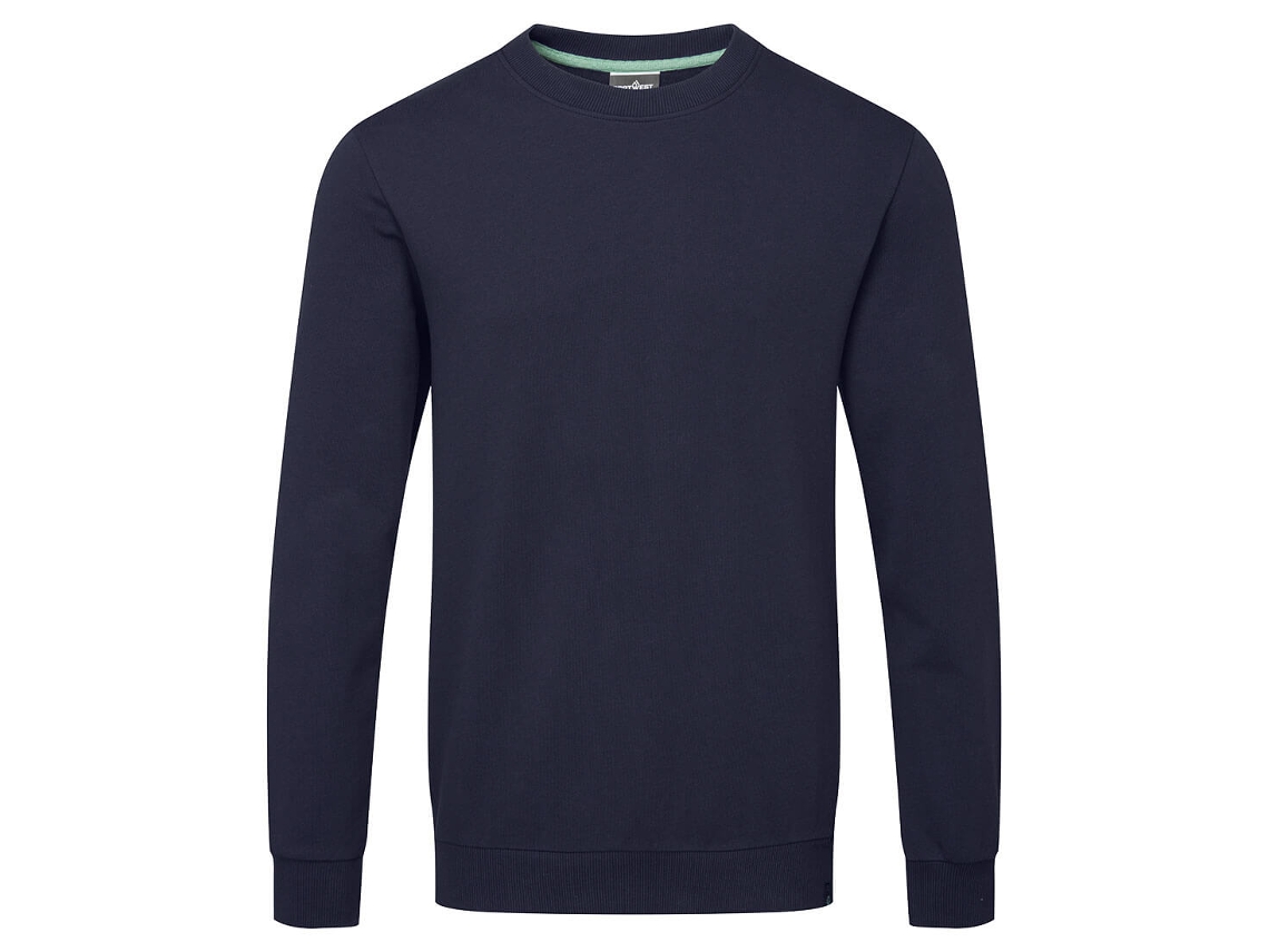 Sudadera de algodón orgánico reciclado - Ropa sostenible Negro / S