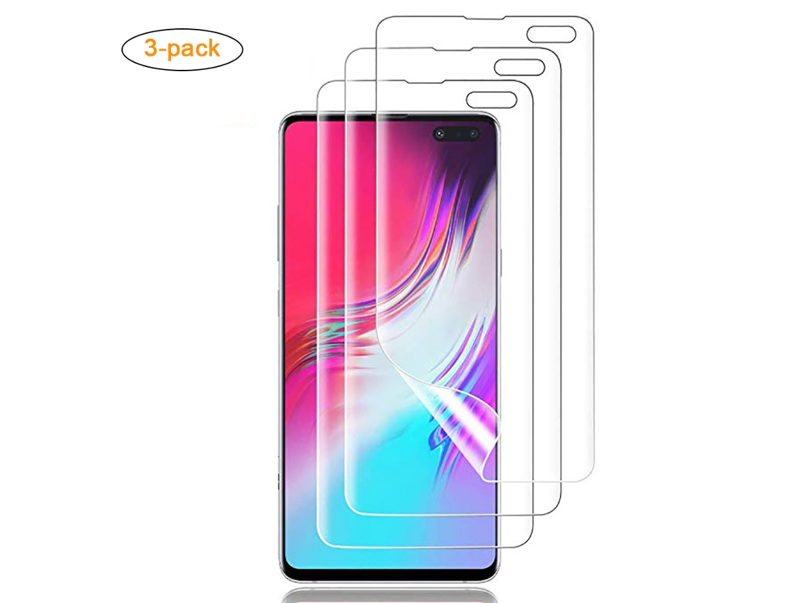 Protector De Pantalla Antiburbujas Y Anti-roturas De Cobertura Total Para Samsung Galaxy S10 5g (3 Kits)