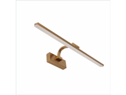Aplique LED de pared para iluminar cuadros, espejos, murales, 14W estilo tradicional, luz cálida 3000K , acabado BRONCE, articulado. 61cm PAPUQ