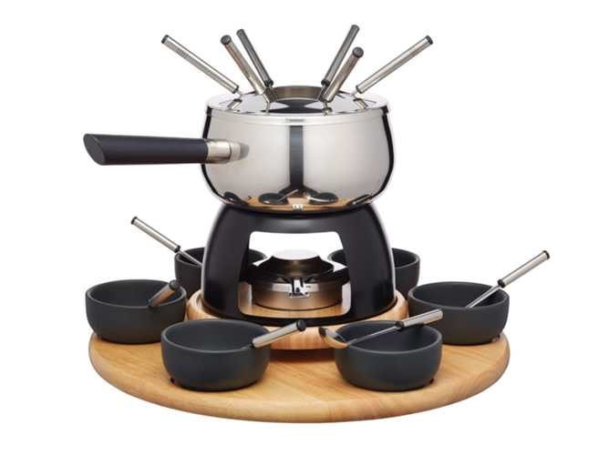 Masterclass Artesà Juego de fondue acero inoxidable y con fuego gel para 6 personas kitchen