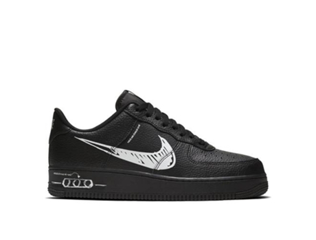 Zapatillas Deportivas NIKE Air Force 1 Lv8 Utility Hombre (Negro -Cuero Natural -44)