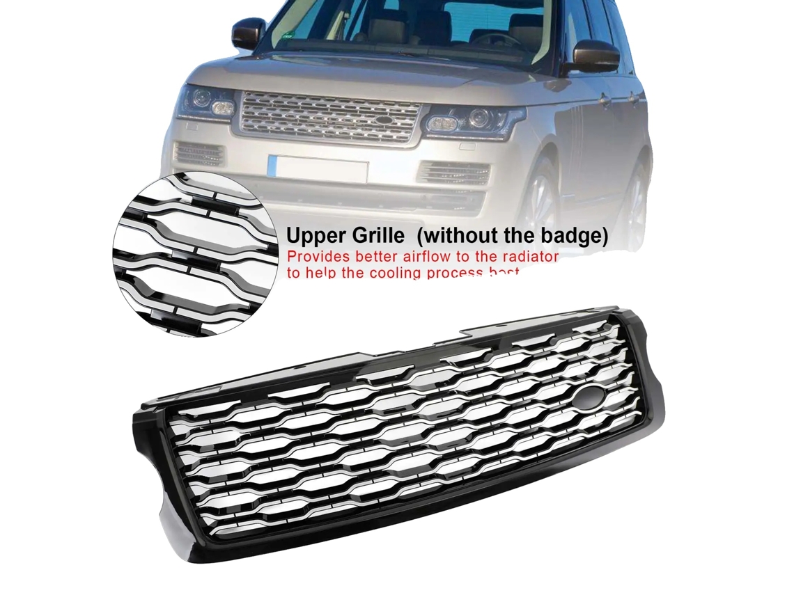 Rejilla de repuesto para Range Rover Vogue L405, de plástico ABS, mejora el flujo de aire OEM.