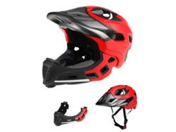 Casco integral infantil MDUG (rojo)