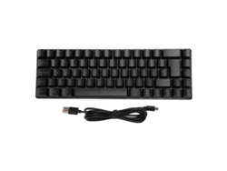 Teclado Mecánico Para Juegos Con Cable, 68 Teclas, Rgb, Ergonómico, Usb 2.0, Compatible Con Windows E Ios, Color Negro.