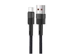 Cable De Datos Usb-c Tipo C, Carga Rápida, 7a, Transmisión Fluida, Para Huawei, Samsung, Xiaomi, Negro.