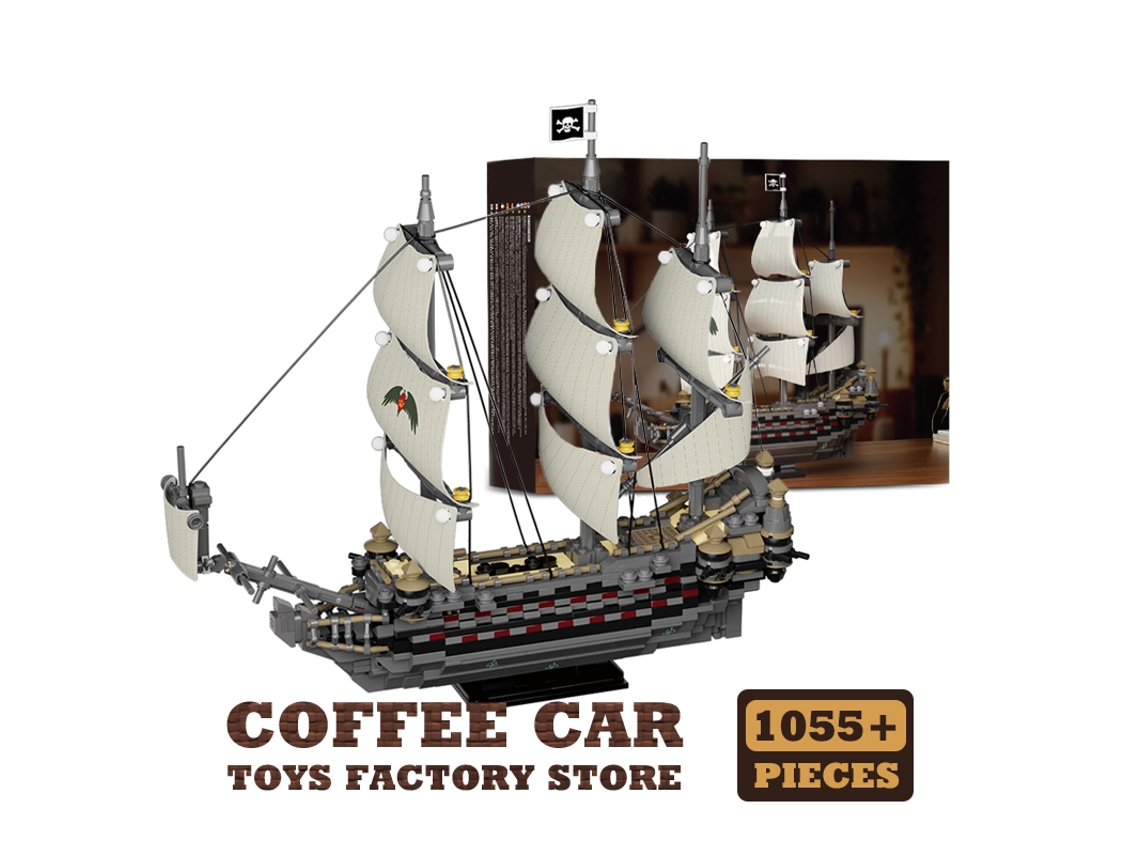 Barco de vela de juguete, bloques de construcción, modelo de barco Moc, kit para ensamblar, decoración, regalo para niños y adultos Mdug