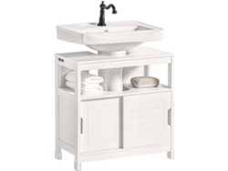 Armário de Baño SOBUY FRG128-II-W (MDF - 60 x 30 x 61 cm)