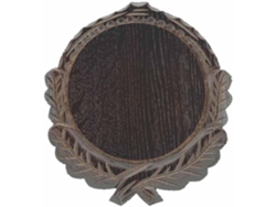 Escudo Entalhado Troféu Javali Castanho 14 Cmeurohunt