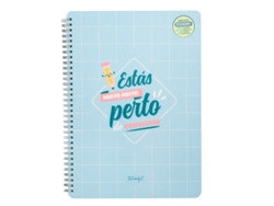Cuaderno A5 Quadriculado - Estás Muito Muito Perto de Conseguir