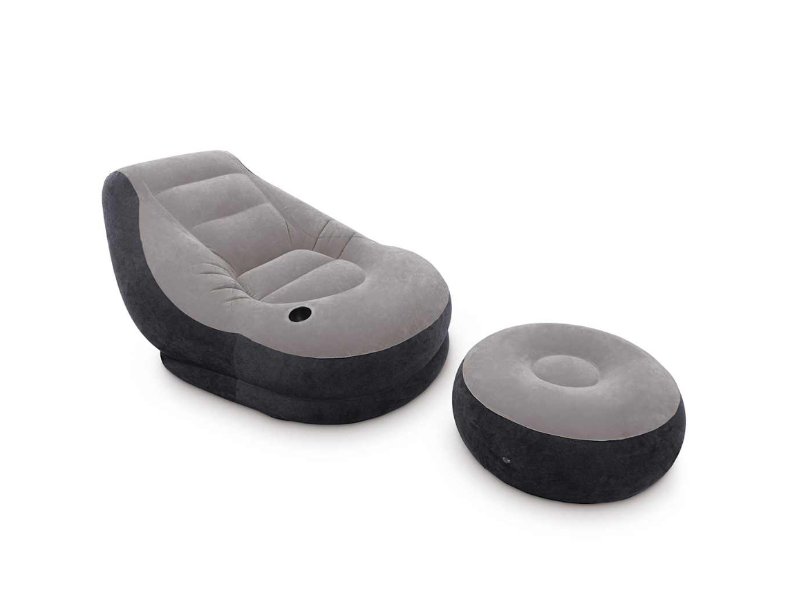 Sillón INTEX Gris Vinilo