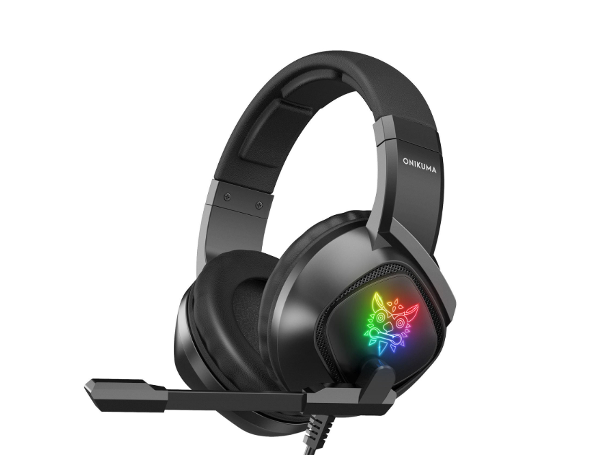 Auriculares Gaming con Cable ONIKUMA K19 (On Ear - Micrófono - Negro)