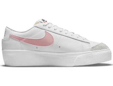 Zapatillas NIKE Blazer Low Platform de Mujer (38.5 - Blanco)