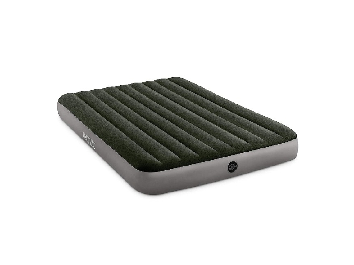 Colchón INTEX Doble Downy (PVC - Verde - 152x203x25 cm)