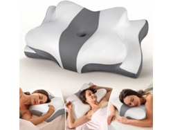 Almohada De Espuma Viscoelástica Para El Cuello, Almohada Ergonómica Para Dormir De Lado, Almohada De Soporte Ortopédico Gertiz